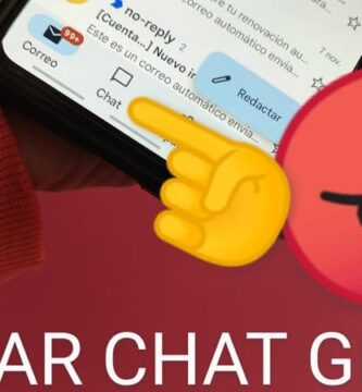 Eliminar pestaña chat Gmail.