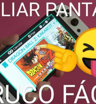 Hacer zoom en Nintendo Switch Oled.