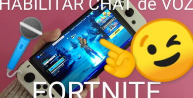 Habilitar de voz Fortnite.