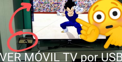 Móvil en TV USB.