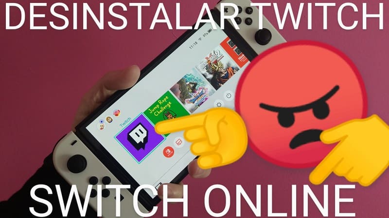 Eliminar Twitch Nintendo Switch Oled.