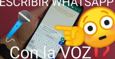 Escribir un WhatsApp con la voz.