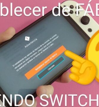 como reiniciar la nintendo switch oled