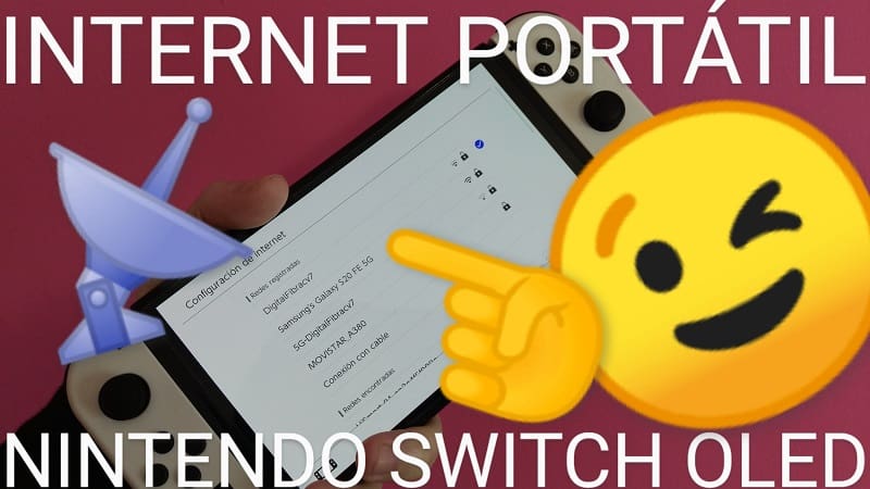 Usar datos móviles en Nintendo Switch Oled.