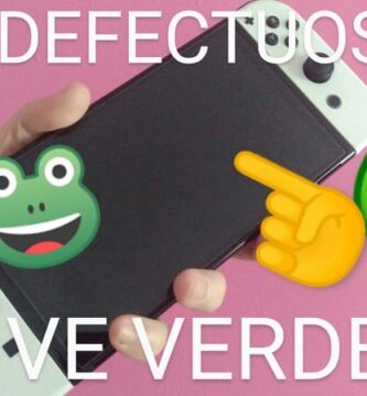 Nintendo Switch Oled tiene la pantalla verde.