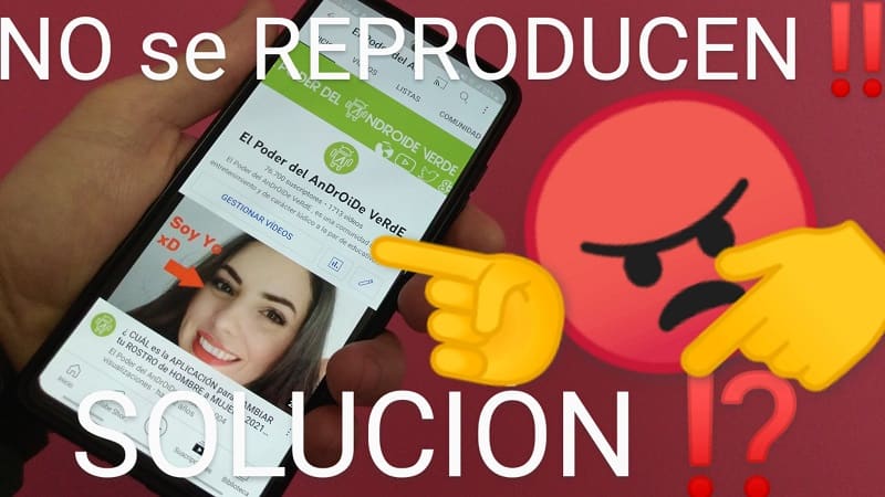 Los vídeos de YouTube no se reproducen.