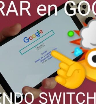 Abrir Google en Nintendo Switch Oled.