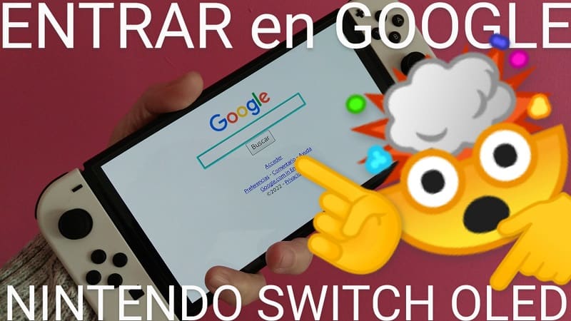 Abrir Google en Nintendo Switch Oled.