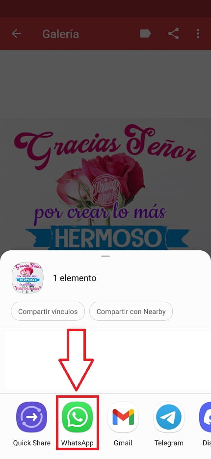 mandar postales día de la mujer por WhatsApp.