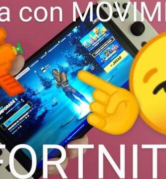 Activar movimiento Switch oled Fortnite.