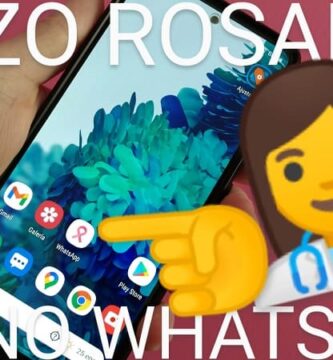 como cambiar el icono de whatsapp por un lazo rosa.