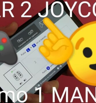 Usar 2 joycons como mando switch oled.