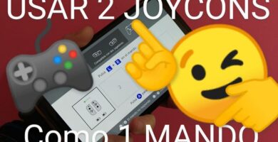 Usar 2 joycons como mando switch oled.
