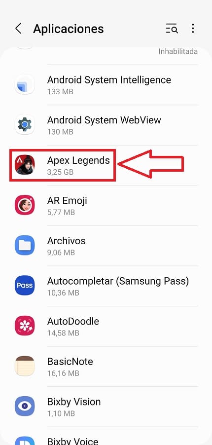 Eliminar Notificaciones Apex Legends Mobile.
