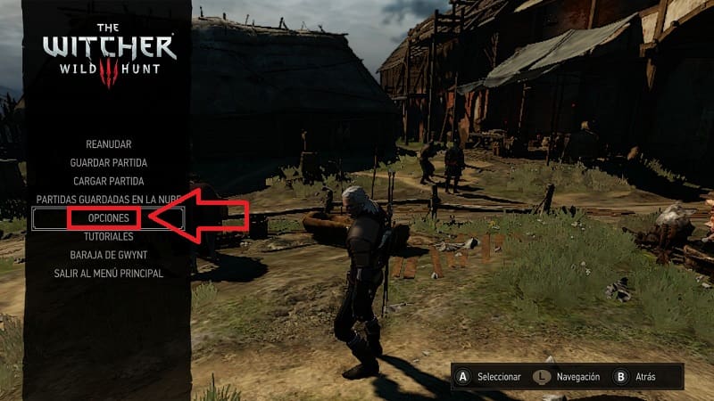 configurar the witcher 3 switch