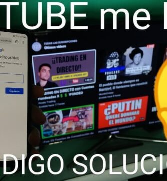 ingresar código YouTube Smart TV.