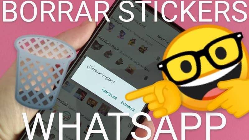 borrar stickers whatsapp.