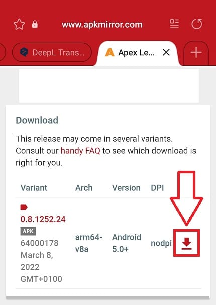 Tener Apex Legends Mobile en un móvil no compatible.