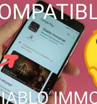 Mi móvil es compatible con Diablo Immortal.