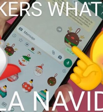 mandar pegatinas bolas navideñas whatsapp.