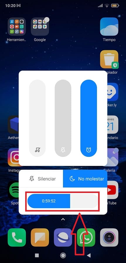 No molestar xiaomi.