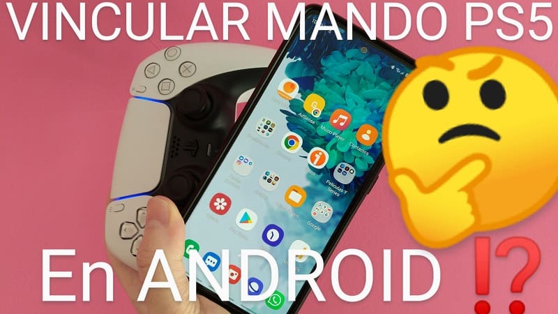 Vincular mando Play 5 en Android.
