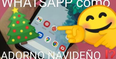 sustituir el icono de whatsapp por una bola navideña.