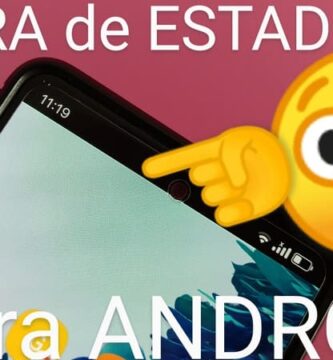 Añadir la barra de notificaciones de Android en ios.