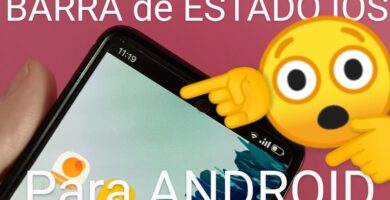 Añadir la barra de notificaciones de Android en ios.