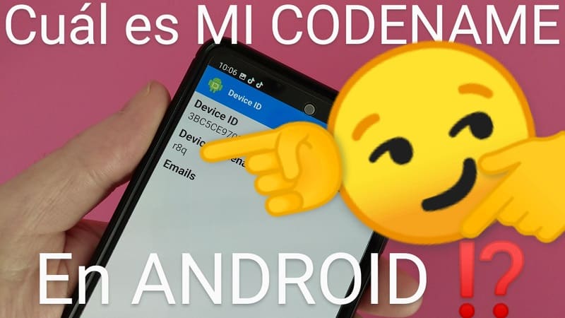 Nombre clave de mi Android CodeName.