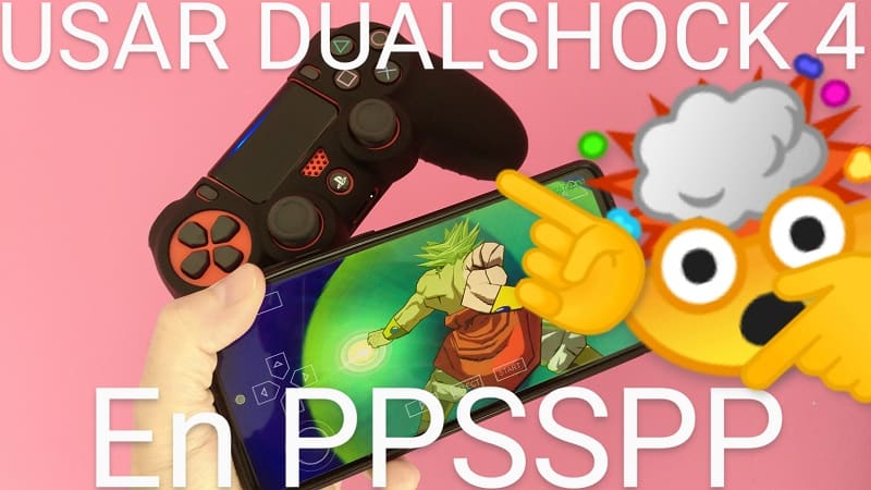 Configurar mando PS4 en PPSSPP.