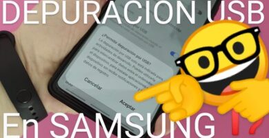 Activar depuración USB Samsung.