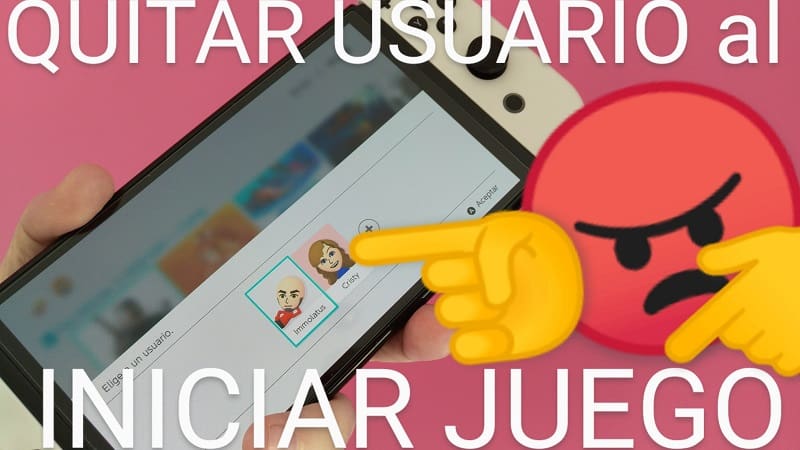 Saltar pedir usuario en nintendo switch.