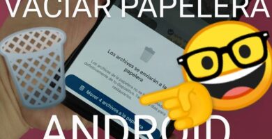 Borrar papelera Android.