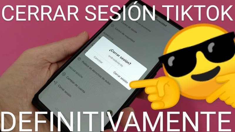Salir de la sesión de TikTok.