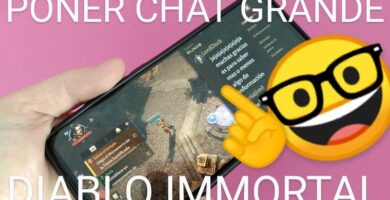 Agrandar chat Diablo Immortal.