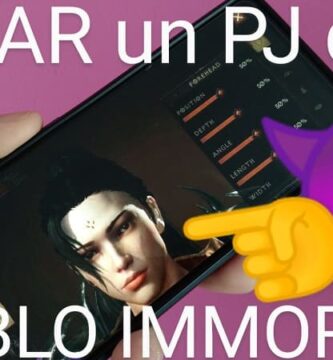 Hacer un personaje en Diablo Immortal.