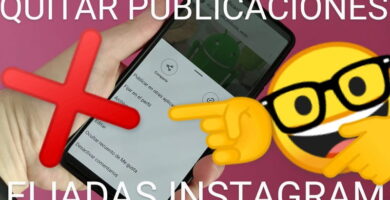 Quitar publicaciones fijadas de instagram.