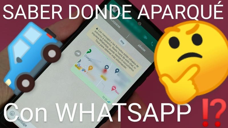 Donde está mi coche con whatsapp.