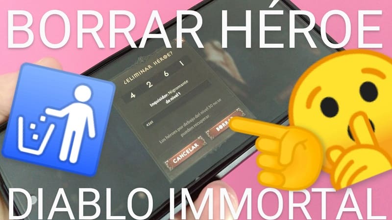 Como eliminar un héroe en Diablo Immortal.