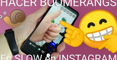 Boomerangs Instagram a cámara lenta.