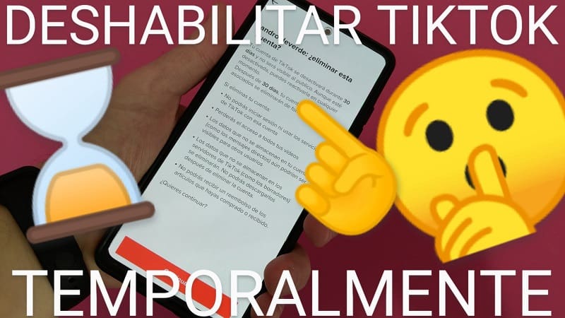 Quitar cuenta de Tiktok Temporalmente.