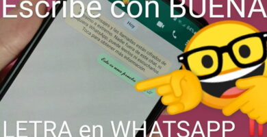 Escribir con script WhatsApp.