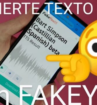 cambiar la voz con FakeYou.