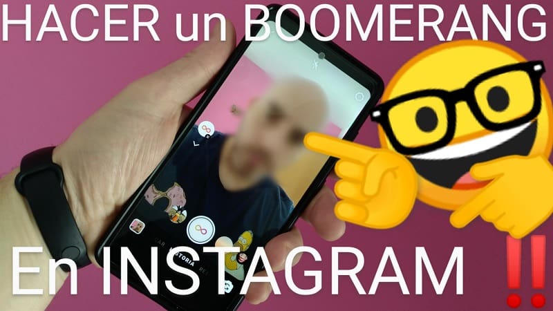 Compartir boomerang en instagram.