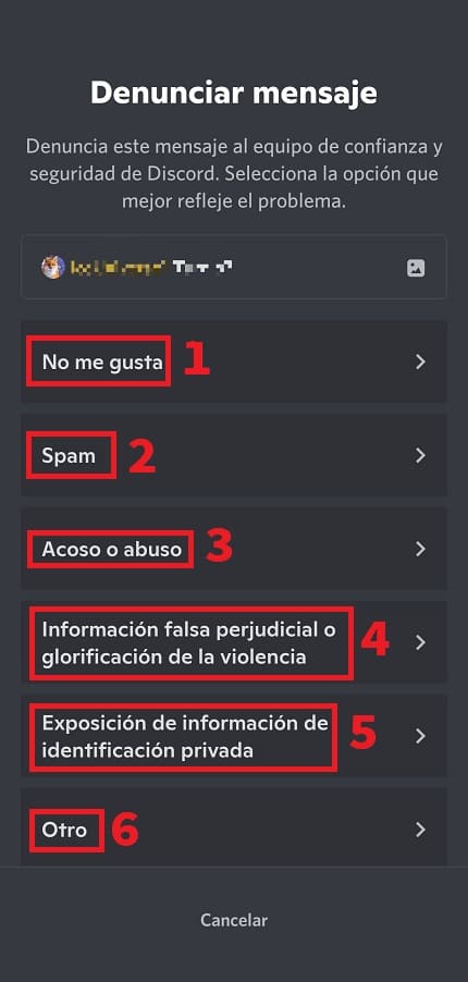 ¿Cuales son los motivos por los que reportar a alguien en Discord?.