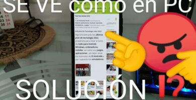 Quitar el modo escritorio de Chrome.