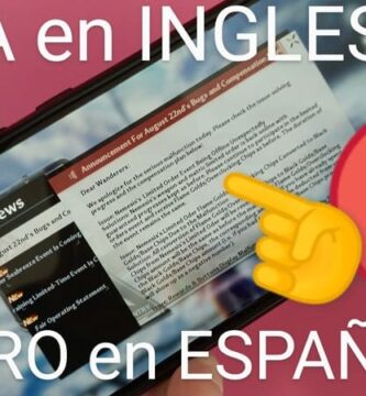 Cambiar idioma de Tower of Fantasy de inglés a español.