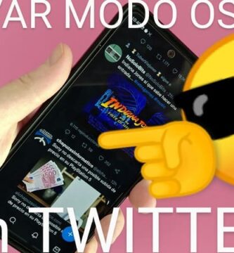 Poner Twitter modo oscuro.