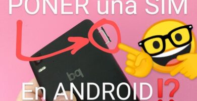 Como introducir una sim en Android.